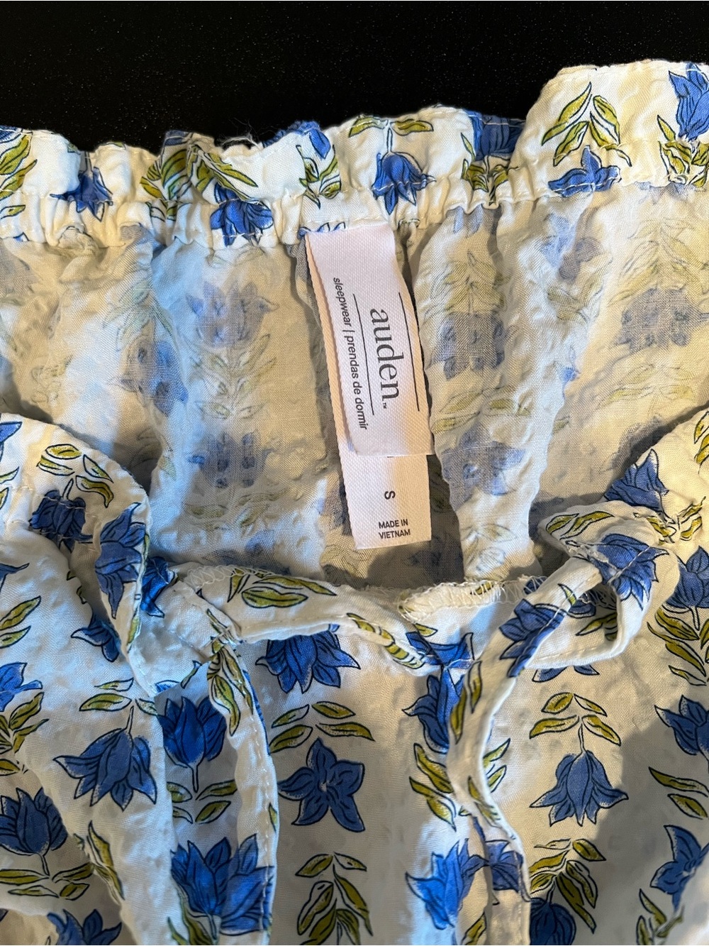 Auden Blue Floral Top - Picture 3 of 3